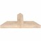 Ekena Millwork Portland Smooth Timber Gable Bracket, Douglas Fir, 36"W x 16"H x 3 1/2"D x 5 1/2"F, 11/12 Pitch GBW036X16X0406POR00SDF - alternate 3